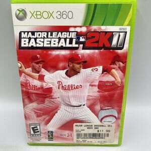 MLB 2K11 - Xbox 360 - Complete In Box - Baseball Game